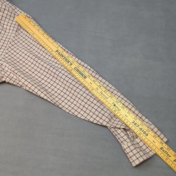 LL Bean Linen/ Cotton Flannel Shirt Mens Large Tall Cabin Gorpcore Work Outdoors - Picture 7 of 7